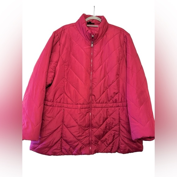 Lane Bryant Quilted Puffer Jacket Coat size 26 - Picture 1 of 8